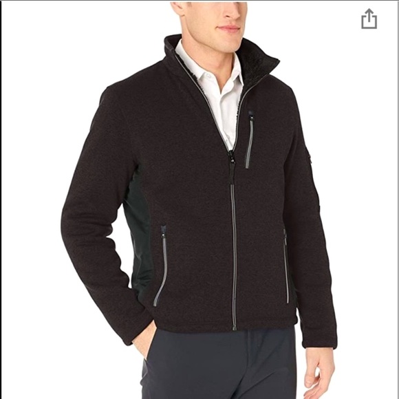 Calvin Klein Sweater Fleece Jacket Size L - Picture 2 of 11